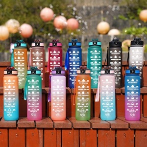 Vasos de sublimación Taza de vidrio esmerilado fluorescente de color en blanco con asa Taza degradada de café y cerveza - Product Image 2