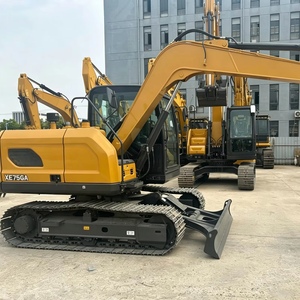 Nouvelle mini-excavatrice sur chenilles hydraulique XE75GA de marque chinoise de premier plan, avec godet standard de 0,33 m³. - Product Image 1
