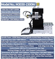 Machine de gravure latérale numérique automatique CNC JS-3030-1500W |   Routeur de bureau 3 axes haute vitesse pour moteur de pompe IoT à économie d'énergie élevée