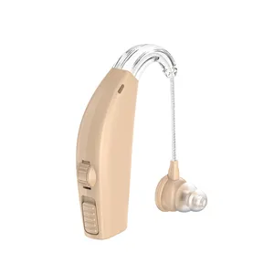 Meilleure aide auditive de poche Invisible BTE bon marché chine derrière l'oreille aide auditive unique pour la surdité