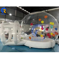 Château gonflable commercial blanc, maison gonflable, tente, fête de mariage, maison à bulles gonflable, ballon gonflable