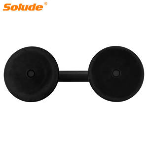 Cangkir Hisap Vakum Silikon Ekstra Berat, Kaca Penyedot untuk Kaca Menghilangkan 10 Inci Pekerjaan Berat Tiga Cangkir Penghisap Vakum - Product Image 2