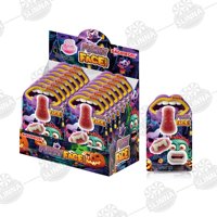 Bonbons gélifiés fantaisie en gros pour Halloween, saveur drôle, Halal, en forme de dents et de langues, doux et sucrés, bonbons jouets pour enfants, idéal pour les fêtes.