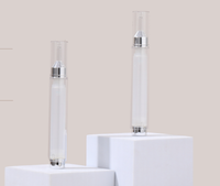 Flacon vide en plastique ABS pour cosmétiques, lotions, crèmes pour les yeux et soins de la peau, avec système airless à aiguille à eau à ultrasons, 5ml, 10ml, 15ml, 20ml
