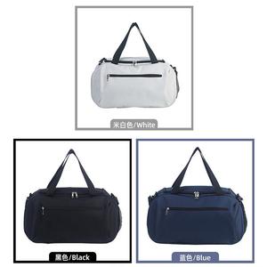 Bolsa Deportiva de Gran Capacidad, Ligera, de Lona, con Logotipo Personalizado, Separación para Ropa Seca y Mojada, Bolsa de Viaje Resistente con Cierre de Cremallera - Product Image 5