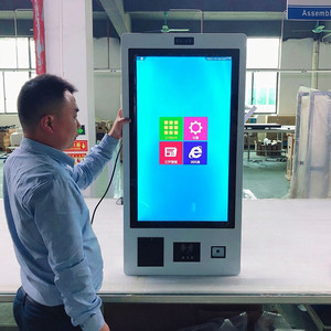 Kiosque multifonctionnel à écran tactile pour restaurant de restauration rapide, en libre-service, avec imprimante, lecteur QR, lecteur de cartes RFID pour le <span class=keywords><strong>paiement</strong></span> - Product Image 2
