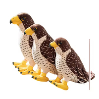Jouets en peluche personnalisés super mignons en polyester en forme de faucon, d'oiseau et de perroquet, avec rembourrage en coton PP, pour cadeau d'enfant, vente en gros