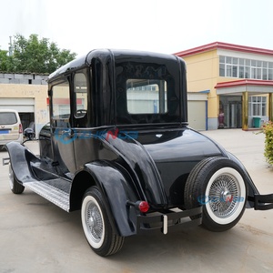 Véhicule électrique personnalisé noir classique vintage, buggy électrique classique pour excursions, voiture de tourisme vintage - Product Image 6