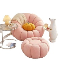Petit canapé/chaise de loisirs moderne et minimaliste, design citrouille, une place, convertible en lit, pour chambre à coucher, fabriqué en Chine