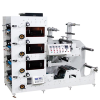 320mm 2 4 6 Couleur Étiquette Adhésive Logo Auto-Autocollant Papier Flexographique Machine D'impression Flexo