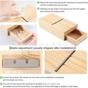 Wooden handmade soap mold cutting box, soap trimmer with <b>drawer</b>, soap slicer, wooden soap cutting machine mold - Product Image 5