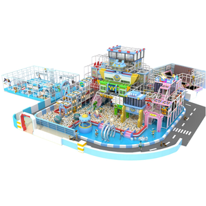 Alpha Anime <b>Indoor</b> Children Playground 600sqm 6500sqft Devil <b>Slide</b> Ball Pit Ninja Warrior Rope Course Kid Trampoline School - Product Image 1