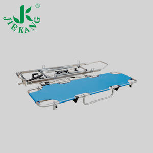 Camilla de <span class=keywords><strong>ambulancia</strong></span> plegable portátil de alta calidad, cama de emergencia de aleación de aluminio de rescate, <span class=keywords><strong>fuente</strong></span> de alimentación Manual - Product Image 1