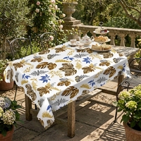 Protège-table en plastique personnalisable, imperméable, résistant à l'huile, écologique, durable, facile à nettoyer, résistant à la chaleur, pour restaurant et maison
