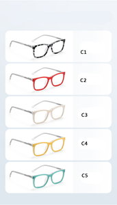 Mk9901 <span class=keywords><strong>New</strong></span> <span class=keywords><strong>Arrival</strong></span> Unisex 5 1 Tr Kính Mắt Khung Phổ Biến Thiết Kế Thời Trang Rắn Đầy Màu Sắc Từ Clip Mùa Xuân Chèn Khung - Product Image 5