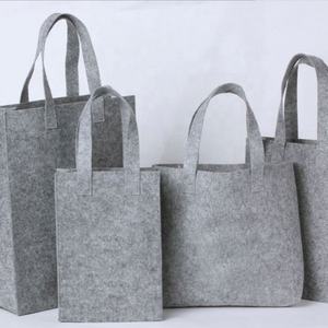 Sac fourre-tout en feutre écologique pour femmes sac à main avec fermeture ouverte - Product Image 2