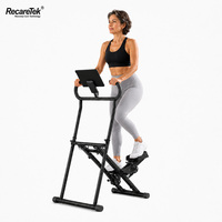 Equipo Deportivo para Fitness, Máquina de Ejercicios de Escaleras para Pérdida de Peso, Dispositivo Cardiovascular con Pedal Antideslizante y Estructura Reforzada