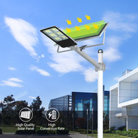 Lámpara Solar LED para Calle de 100W/150W, Personalizable, IP65, para Exteriores, Alto Lumen, Control Remoto, Carcasa de Aluminio Fundido a Presión