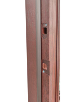 Bande d'isolation phonique intégrée pour porte d'entrée en fibre de verre composite imperméable à l'eau moderne et personnalisable