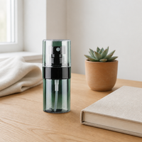 Atomiseur de voyage rechargeable portable de 30 ml à brume fine, vaporisateur de parfum, pompe distributrice pour soins de la peau, tonique, flacon pulvérisateur de liquide