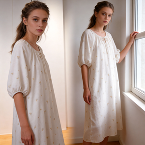 <span class=keywords><strong>Camicia</strong></span> <span class=keywords><strong>da</strong></span> <span class=keywords><strong>Notte</strong></span> di Lusso in <span class=keywords><strong>Viscosa</strong></span> a Maniche Corte per Donna, Taglie Forti, Estiva, Morbida, Ecologica, di Tendenza, Personalizzabile - Product Image 4