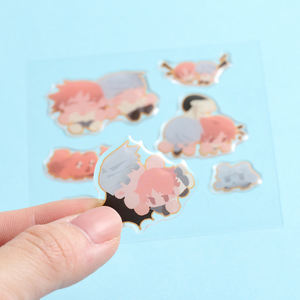 Individuelle Anti-UV 3D-Papier Wasserdichte Umweltfreundliche Dekorative Aufkleber-Set Personalisiertes Cartoon-Design mit 3D-Relief - Product Image 5