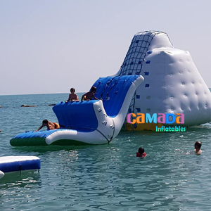 Glissière d'eau flottante gonflable géante de triangle avec la glissière d'eau gonflable de glissière d'eau de pompe à air pour le parc aquatique - Product Image 6