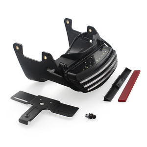 RACEPRO – feu arrière de moto à LED pour Harley Davidson Dyna Fat <span class=keywords><strong>Bob</strong></span> FXDF 2008-2020 - Product Image 2