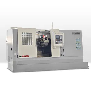 Metal Lathe Factory Supplier CNC Lathe Inclined bed type TCK63-1500