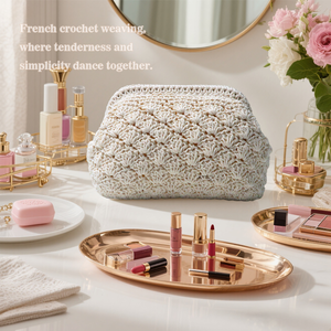 Nuevo Bolso de Mano Tejido para Mujer con Logotipo Personalizado, Bolso de Playa de Verano, Bolso Tipo Dumpling Pequeño, Bolso Bandolera Tejido <span class=keywords><strong>a</strong></span> Crochet - Product Image 3
