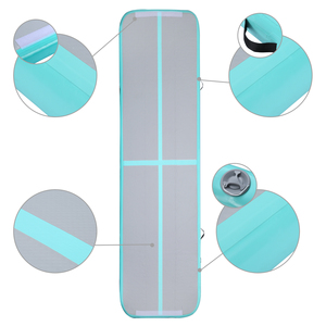 <span class=keywords><strong>Tapis</strong></span> <span class=keywords><strong>de</strong></span> gymnastique <span class=keywords><strong>gonflable</strong></span> Air Track à usage domestique avec pompe à air pour l'entraînement au yoga Cheerleading - Product Image 2