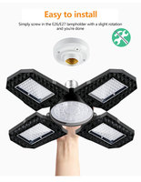 Lampu Tanam Lipat 150W E27 240 LED Spektrum Penuh Merah Biru AC220V untuk Pembungaan Tanaman Sayuran Bunga Bibit Dalam Ruangan