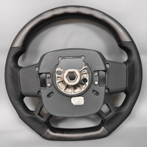 Cadre de volant en fibre de carbone complet avec plaque de garniture pour Land Rover Defender 90 110 130 L663 - Product Image 5