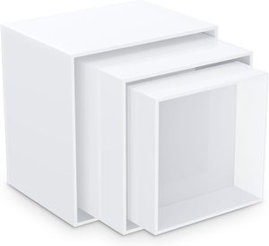 3PCS vuông trắng tự chọn thực phẩm Riser đứng Kệ Acrylic hiển thị <span class=keywords><strong>Cube</strong></span> hộp - Product Image 6