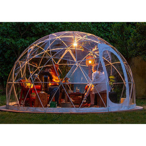 Eco transparente cúpula casa tienda de lujo de alta calidad Multi tamaño cúpula tienda <span class=keywords><strong>Hotel</strong></span> alojamiento jardín experiencia - Product Image 3