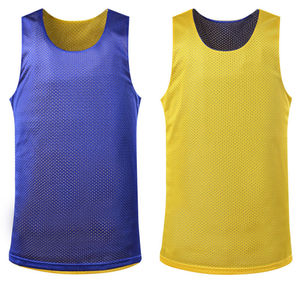 Gilet de football réversible, gilet d'entraînement double face pour le basketball, uniformes de sport en mesh, chasubles de football, gilet d'été - Product Image 2