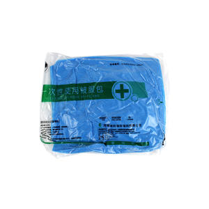 Housse de lit jetable Henan Teda bleue, non tissée, élastique, de qualité médicale, pour la protection des lits de massage en salon. - Product Image 1