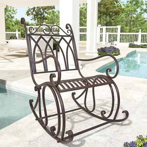 เก้าอี้โยกรูปปั้นล็อบสเตอร์เก้าอี้ขนาดใหญ่แบบอินเดียม้านั่งกลางแจ้ง - Product Image 5