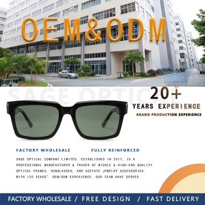 Acetate CR39 UV400 Polarized <b>Sunglasses</b> White Green Trendy <b>Square</b> <b>Frame</b> Durable Unisex Fashion Vintage - Product Image 6