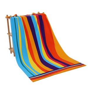 Toallas de playa al por mayor para, toalla de secado rápido absorbente de viaje para nadadores piscina Toallas de playa a prueba de arena para Mujeres Hombres niños/ - Product Image 1