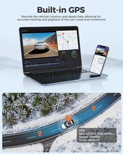 AZDOME M560-3CH 4.0 터치 스크린 내장 와이파이 GPS 자동차 Dashcam 카메라 3CH 4K Dashcam 내장 eMMC 128G 대시 캠 자동차 블랙 박스 - Product Image 5