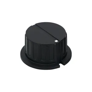 Perillas de plástico negro directamente proporcionadas por la fábrica para potenciómetro Perilla de control de volumen de audio de la serie
