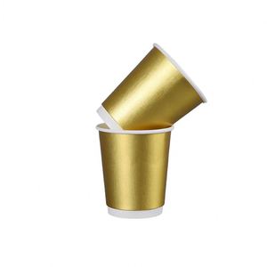 Gobelet en carton pour yaourt de 8 oz, meilleure vente, vente directe d'usine, vente en gros, gobelet à café personnalisé imprimé avec logo à emporter - Product Image 2