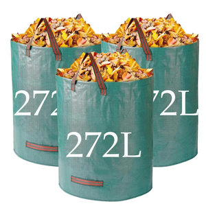 Sacchi per Rifiuti da Giardino 272L |    Sacchi da Giardino Resistenti con Manici, Borse da Giardino Riutilizzabili - Product Image 1