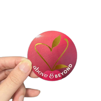 Autocollants adhésifs, notes autocollantes, impression ultra-claire, personnalisation possible, utilisés pour les étiquettes de logo d'enveloppes cadeaux