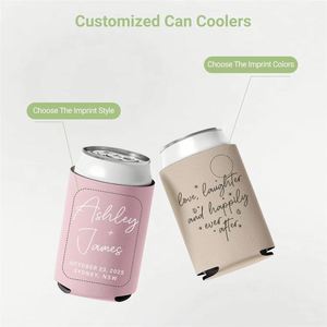 Enfriadores de Latas Personalizados de Neopreno, Duraderos y Modernos, con Texto/Logotipo/Diseño Personalizado para Recuerdos de Fiesta de Bodas - Product Image 4
