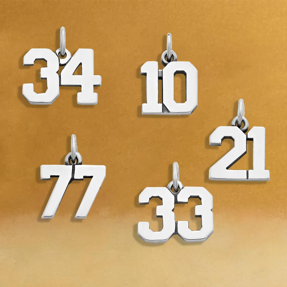 Arap rakamları 7 aksesuarları toptan gümüş altın kaplama paslanmaz çelik numarası takılar takı kolye bilezik yapımı