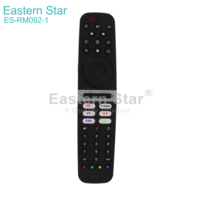 Control remoto de TV inteligente universal de alta calidad a precio de fábrica, para HDTV, LCD, LED, control remoto de TV por voz inteligente, 2017