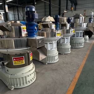 Máquina Peletizadora de Biomasa Ejin Ring Die |   Línea de Producción de Pellets de Carbón Negro a partir de Aserrín, Paja y Estiércol de Vaca con Motor de 55KW - Product Image 5