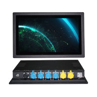 15.6 pouces écran tactile industriel panneau étanche pc I3 I5 J1900 tout en un ordinateur écran tactile pc industriel